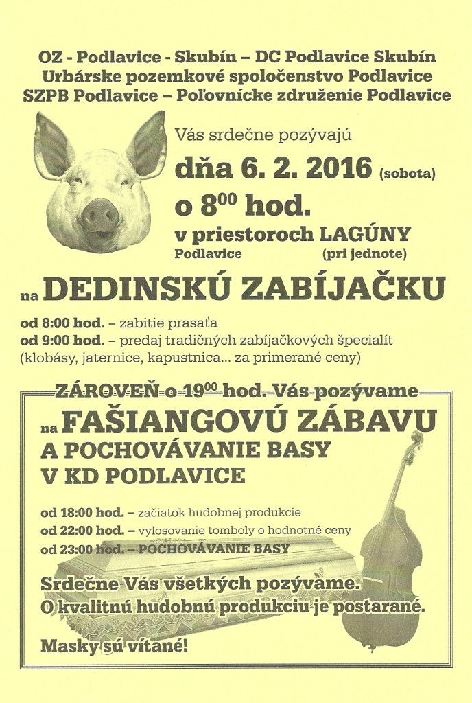 Fašiangy 6.2.2016